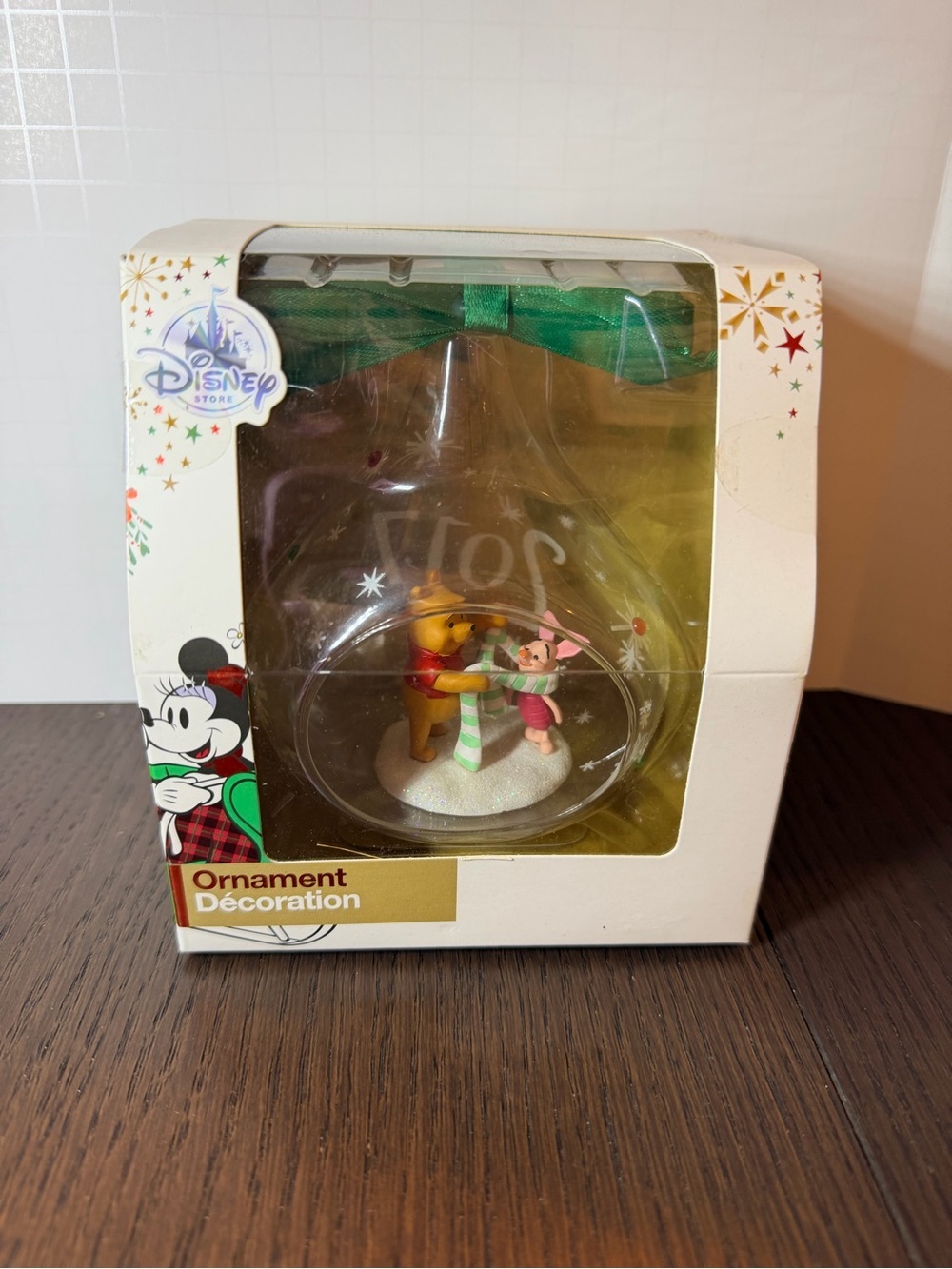Disney Store Sketchbook Series Winnie the Pooh & Piglet Holiday Ornament